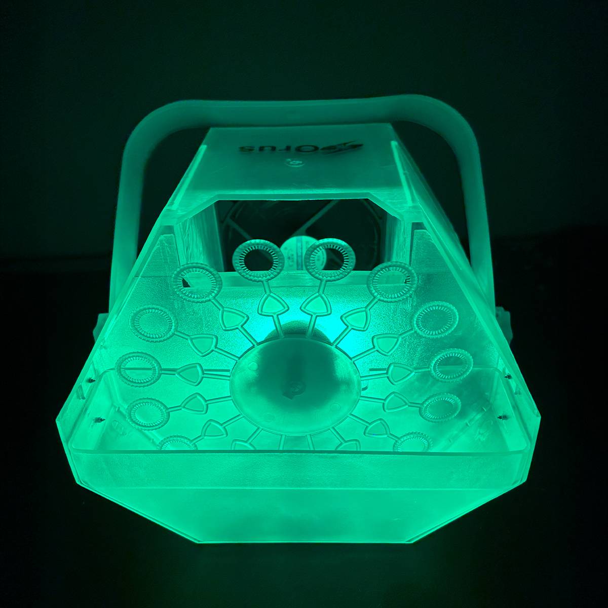 MÁQUINA DE BURBUJAS CON LUCES LED CON CONTROL REMOTO - Imagen 4
