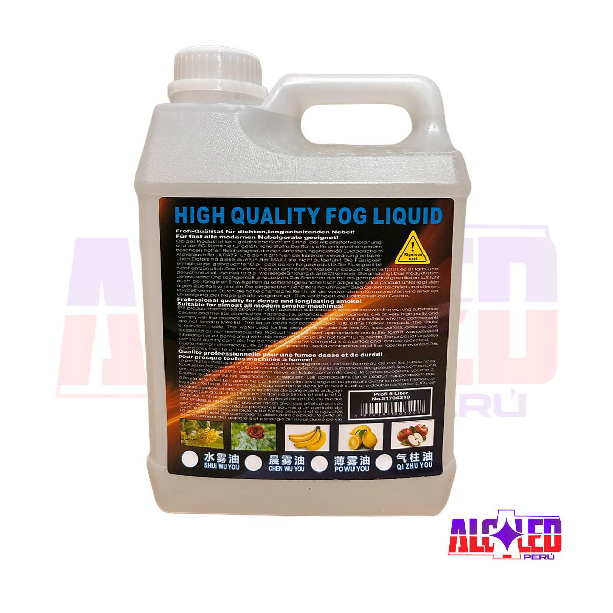 LIQUIDO DE HUMO BAJO (2 LITROS)