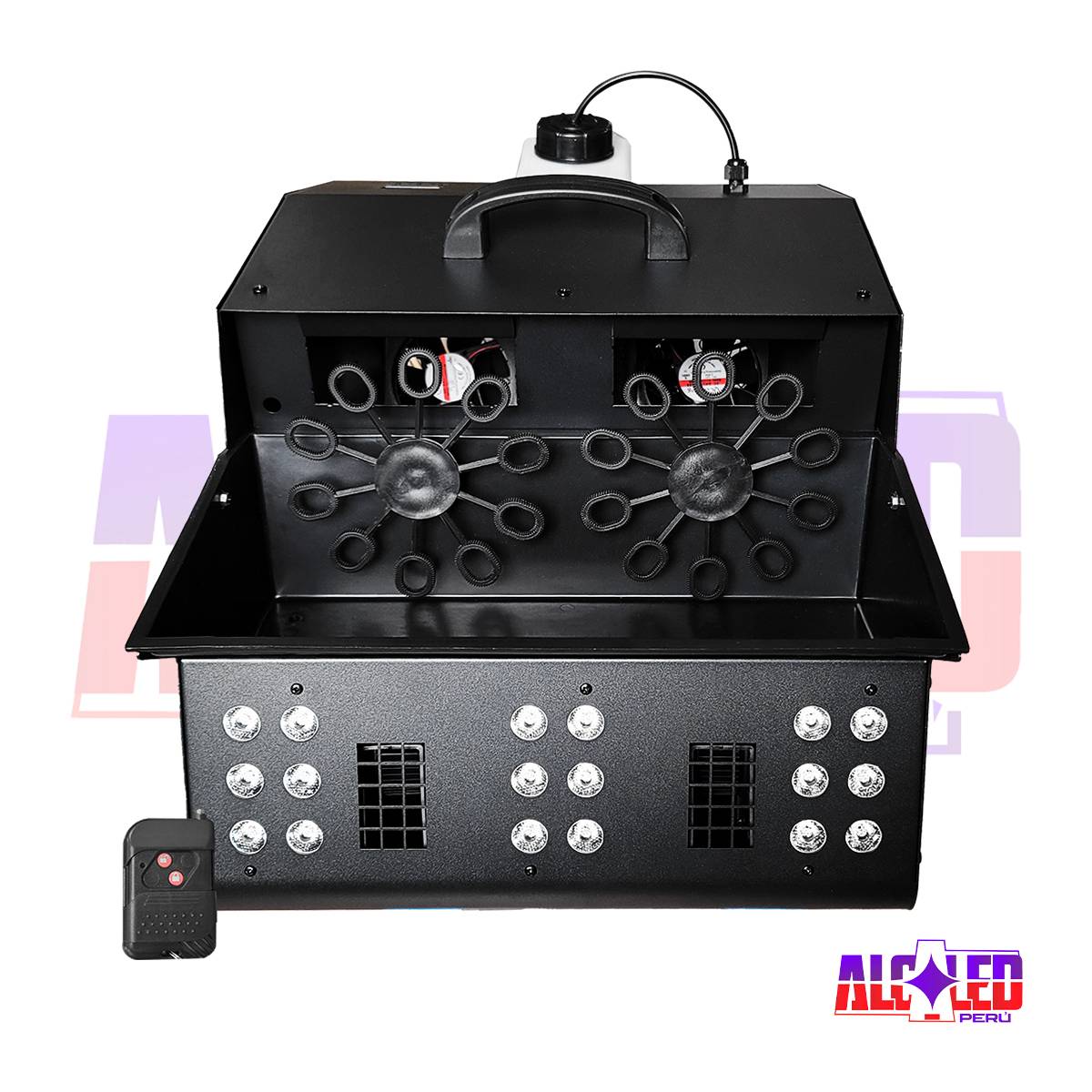 MÁQUINA 3 EN 1 (HUMO + BURBUJAS + LUCES LED)