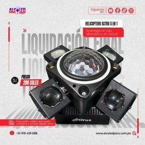 Helicóptero astro 5 en 1