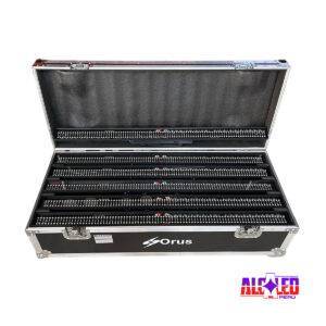 KIT DE 10 BARRAS PIXEL 352 LEDS MAS FLYGHT CASE