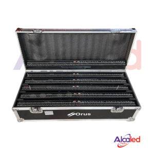 KIT DE 10 BARRAS PIXEL 352 LEDS MAS FLYGHT CASE