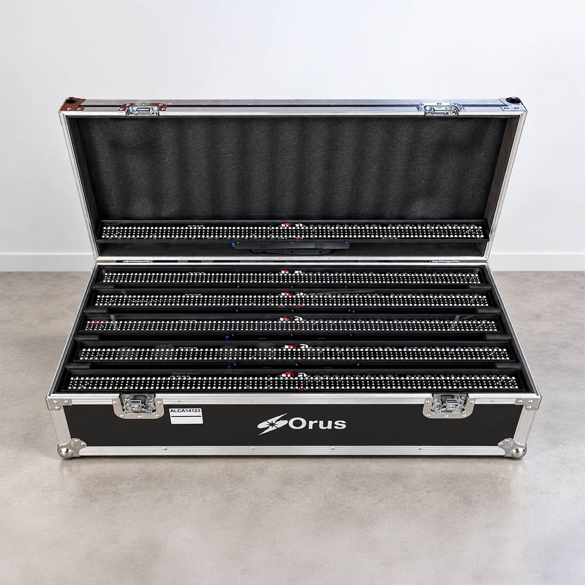 KIT DE 10 BARRAS PIXEL 352 LEDS MAS FLYGHT CASE - Imagen 2