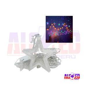 CASCADA DE ESTRELLAS MULTICOLOR