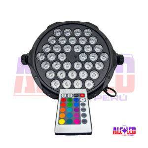 MINI PAR LED 36X3W CON CONTROL REMOTO