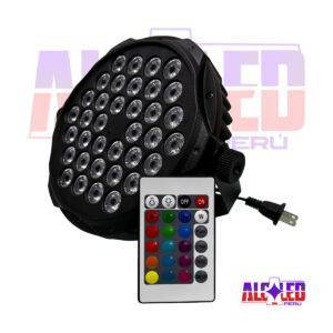 MINI PAR LED 36X3W CON CONTROL REMOTO