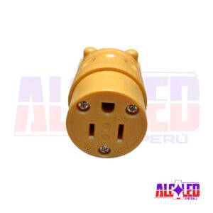 ENCHUFE ETL COLOR AMARILLO HEMBRA