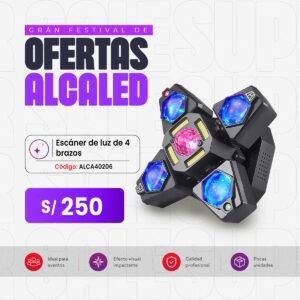 ESCANER DE LUZ DE 4 BRAZOS CON LASER Y CORTADORA