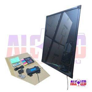 PIZARRA LED 60X80CM CON BATERIA + KIT DE 8 PLUMONES