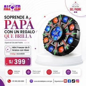 MINI FREEZER DE 8 BRAZOS CON LASER