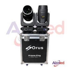 KIT DE 2 CABEZAS MOVILES DE 420W CON CASE