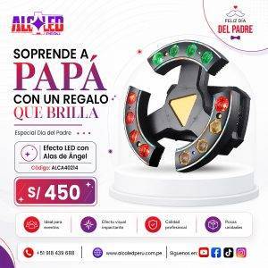 EFECTO LED CON ALAS DE ANGEL