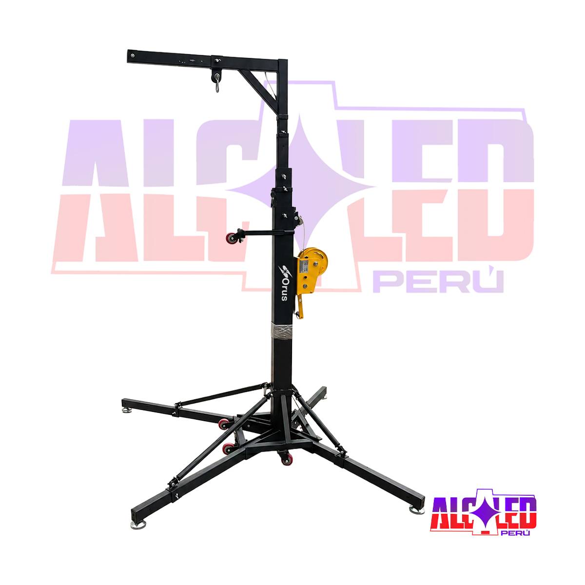 TORRE ELEVADORA DE PARLANTE 1.9 MT A 6 MT (CAP. 150 A 200KG)