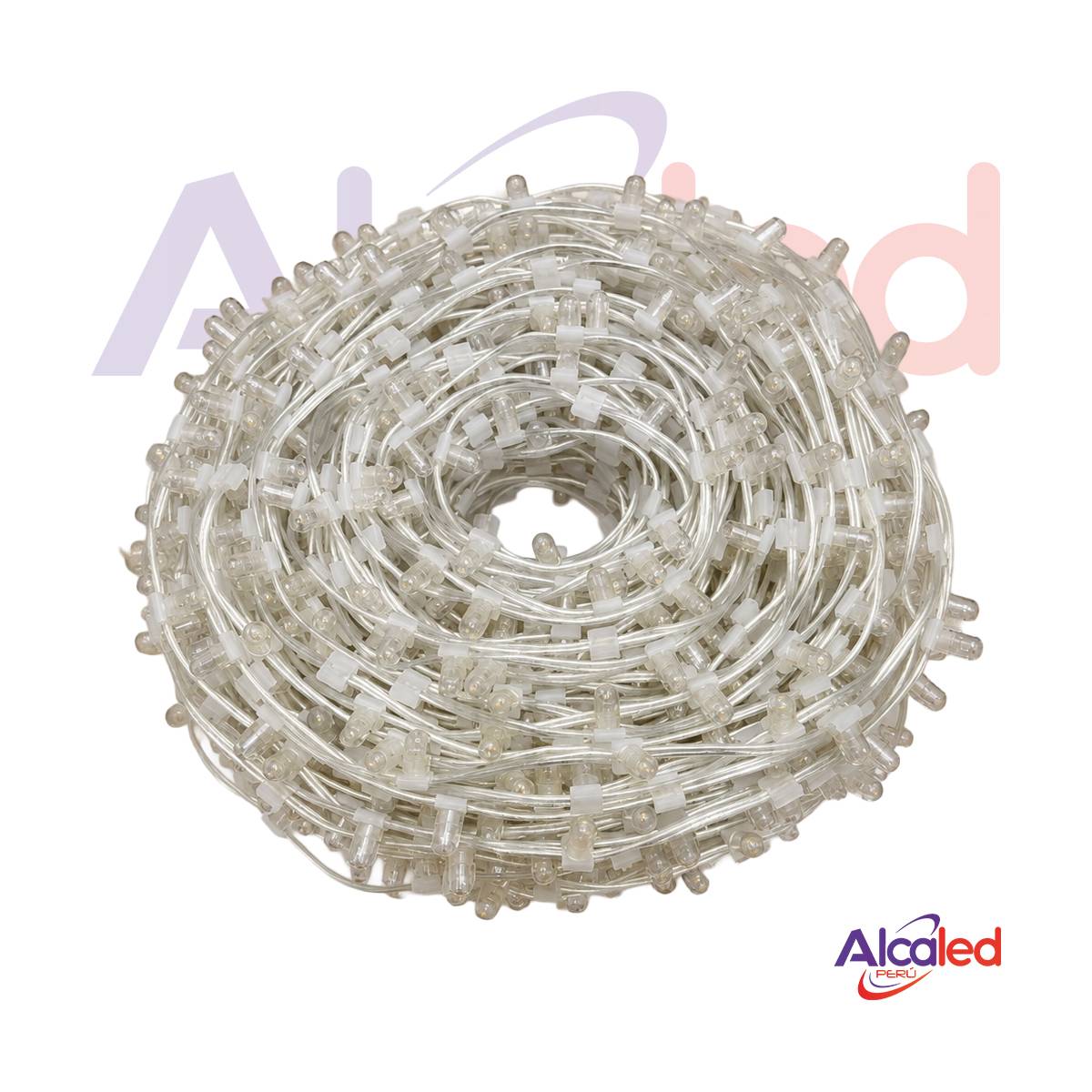 ROLLO DE 100 METROS CABLE BLANCO TIVOLED LUZ CALIDA (1000 LEDS)