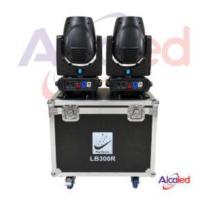 KIT DE 2 CABEZAS MOVILES BIG DIPPER LB300R MAS FLYGHT CASE