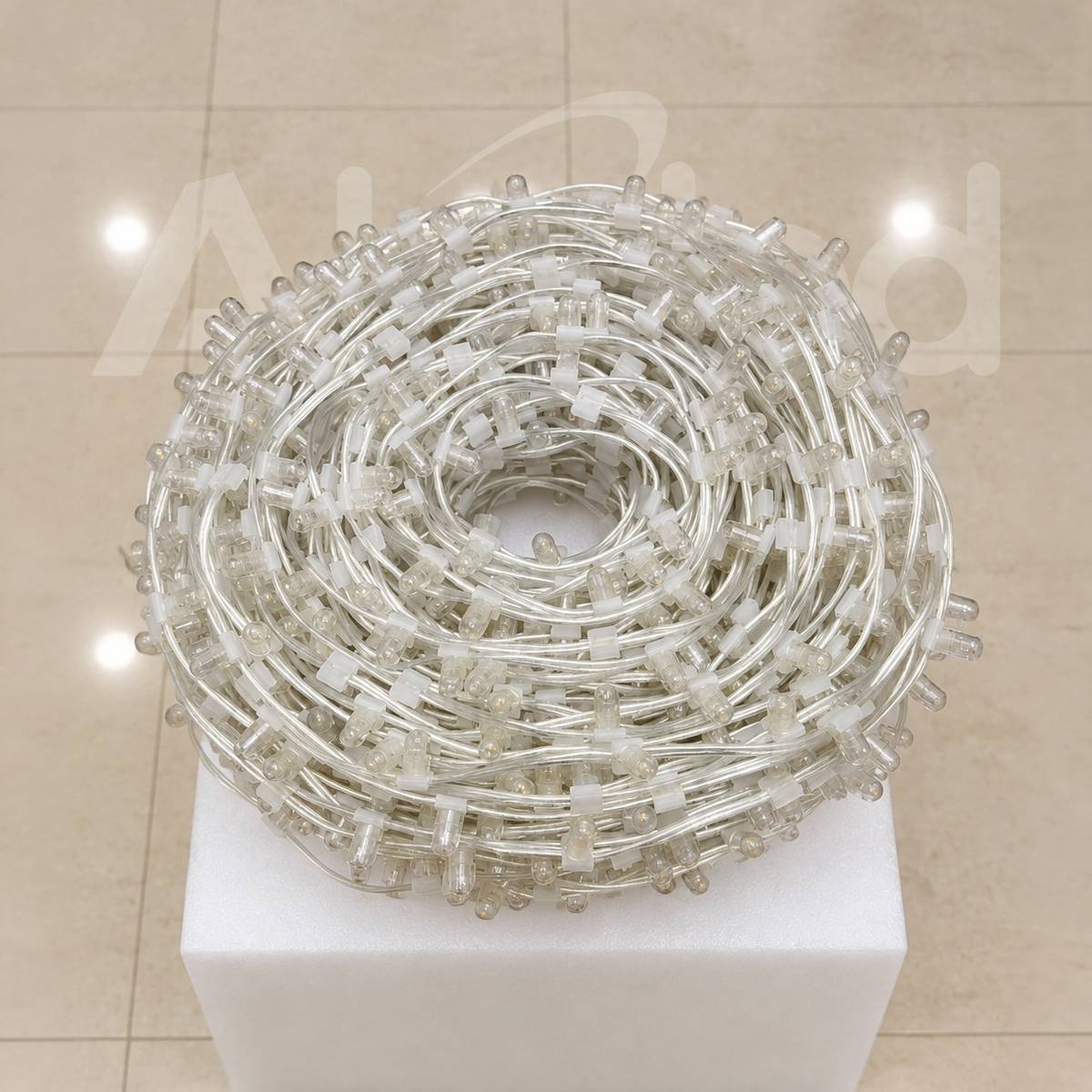 ROLLO DE 100 METROS CABLE BLANCO TIVOLED LUZ CALIDA (1000 LEDS) - Imagen 3